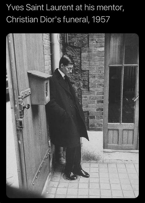 ysl at christian dior funeral